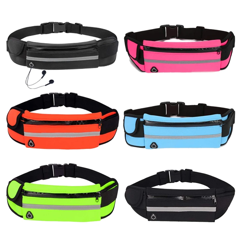 Perfect Waterproof Cycling Bag Sport Running Belt Bum Waist Pouch Fanny Pack Camping Sport Hiking Zip Bag 0