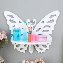 JUCESUPER Creative Storage Rack Of Debris Wall Decorative Rack Creative Modelling Hook Type Punch-free Free Assembly