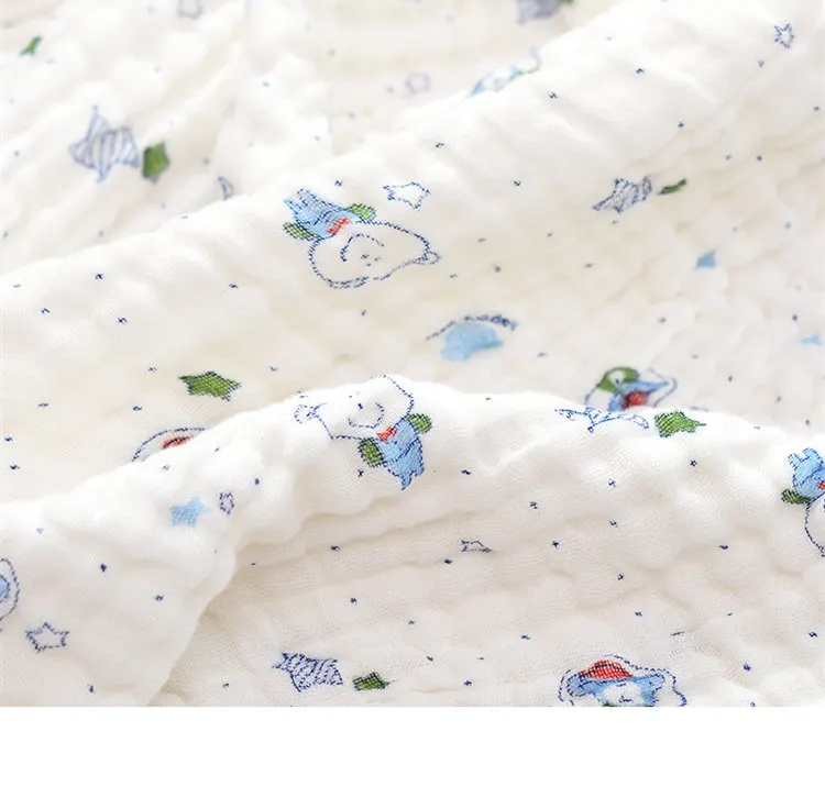 Муслиновое детское одеяло супер мягкое детское одеяло детское Пеленальное плотное шесть слоев Марлевое полотенце для новорожденных Детское Одеяло