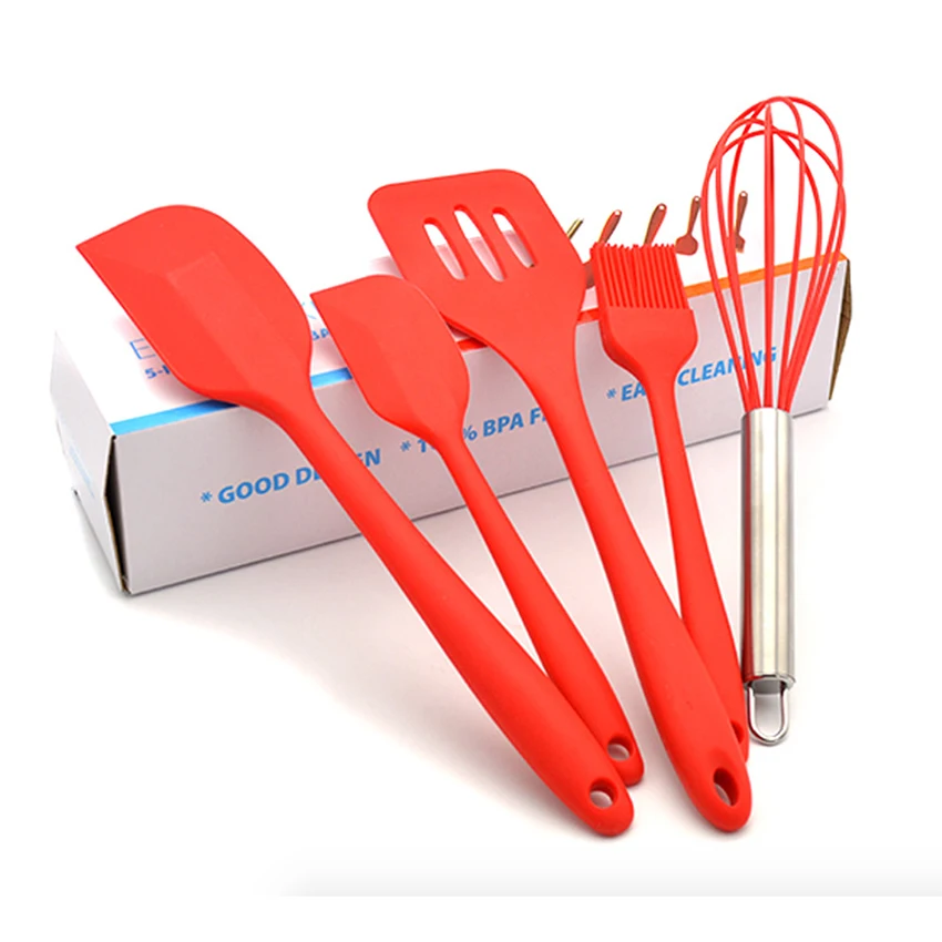 5Kind Authentic Safe Kitchen Silicone Cooking Tools FDA/LFGB