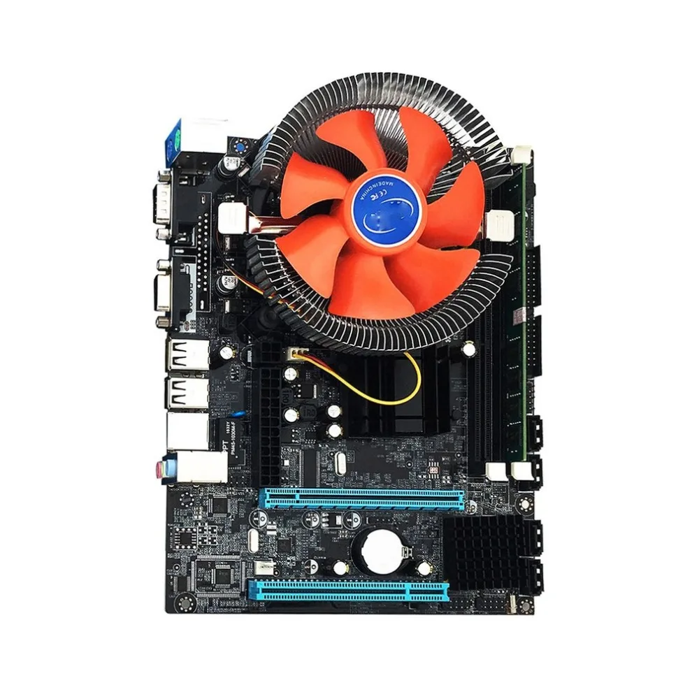 

Hot G41 Desktop PC Main Board LGA775 Quad-core E5430 Combo Set 2.66G CPU + 4G Memory + Silent Fan Computer Modification Supplies