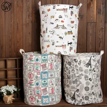 Zakka сумка для хранения больших размеров ленточной ручкой луч Порты и разъёмы корзина для белья складные метизы корзина, игрушка грязные Cothes хранения коробка в европейском стиле