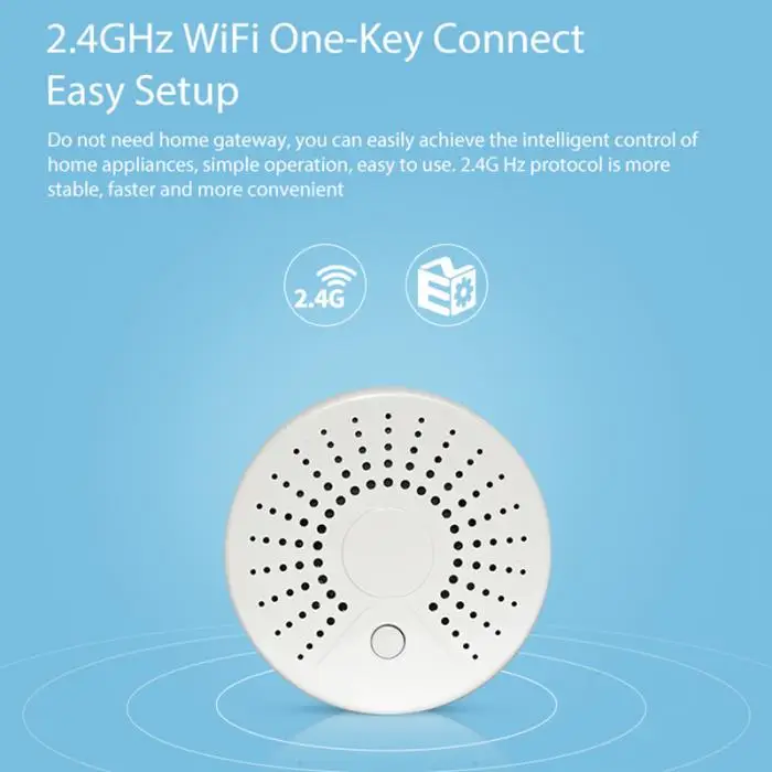 Интеллектуальный Wi-Fi детектор дыма датчик сигнализации домашняя Автоматизация сигнализация Предупреждение движения GY88