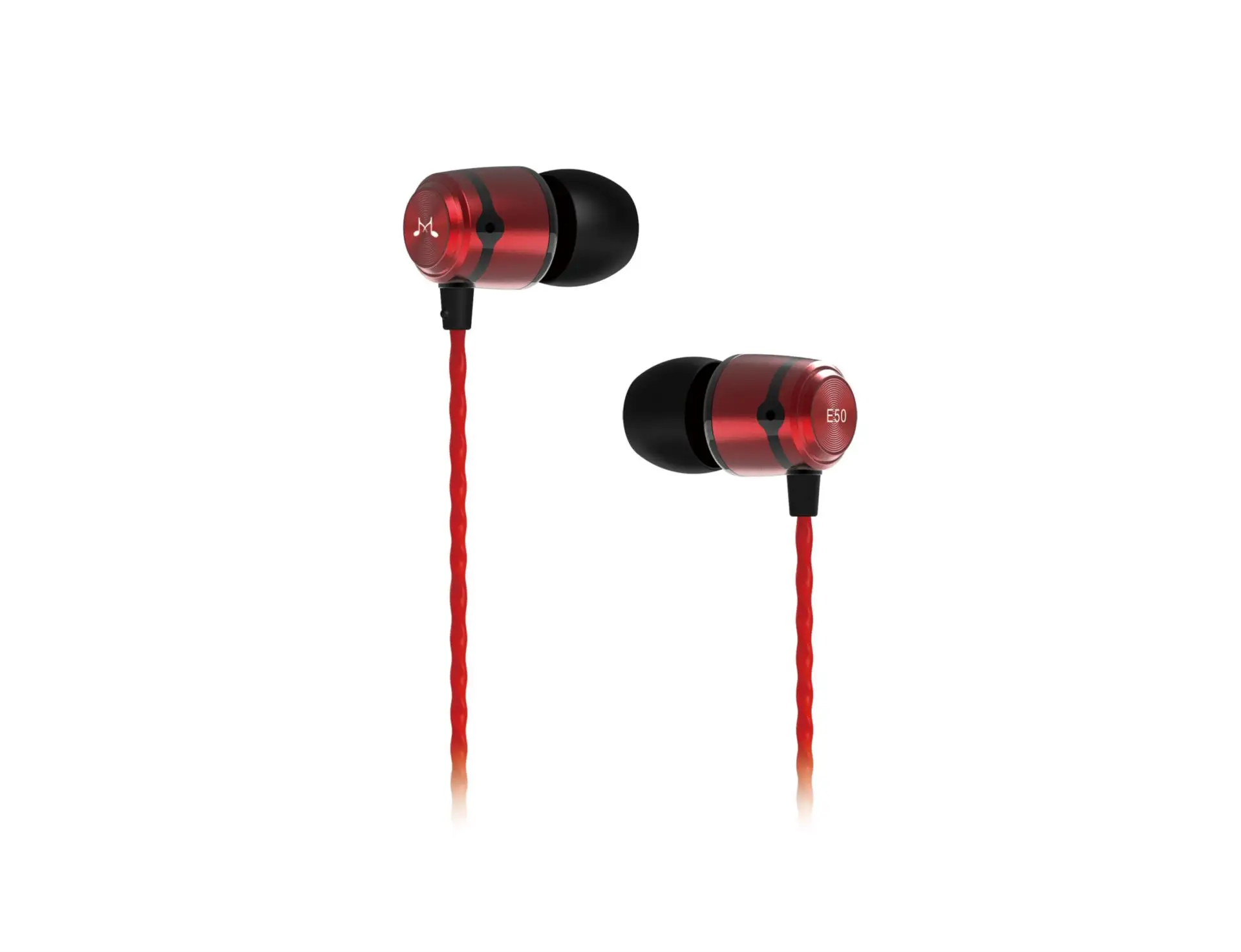 SoundMAGIC E50 Super Bass Sound High fidelity stereo HIFI earphones earbuds blackredgold colors Gen
