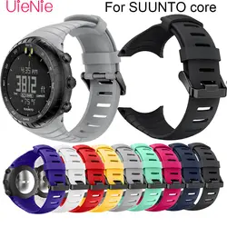 Для ядра Suunto Frontier/Классический мягкий силиконовый Браслет замена ремешок для ядра Suunto Смарт-часы браслеты