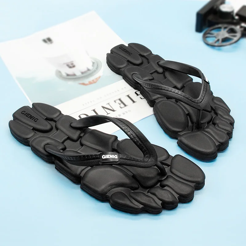 

GieniG Man Flip Flops Summer Outdoor Comfortable Sandals Personality Men Slippers