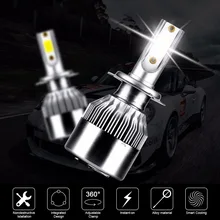 2Pc COB Error Free H7 Canbus LED Car Headlight Bulbs Car Headlights For Mercedes Benz C Class W203 W204 W205 S204 C204 2001-2017 2Pc COB Error Free H7 Canbus LED Car Headlight Bulbs Car Headlights For Mercedes Benz C Class W203 W204 W205 S204 C204 2001-2017