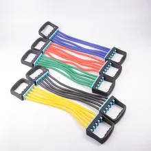 

Portable Indoor Sports Supply Chest Expander Puller Exercise Fitness Resistance Cable Band Tube Yoga 5 Latex Resistance Bands