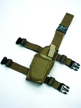 

US sports gun holster Tactical Drop Leg Thigh Pistol Holster Coyote Brown