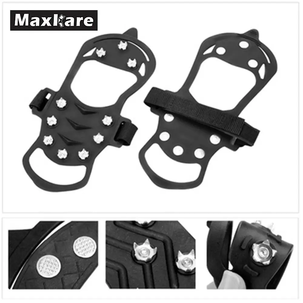 Rubber Shoe Spikes Sport Claws Climbing Grips Women Men Gadgetsin