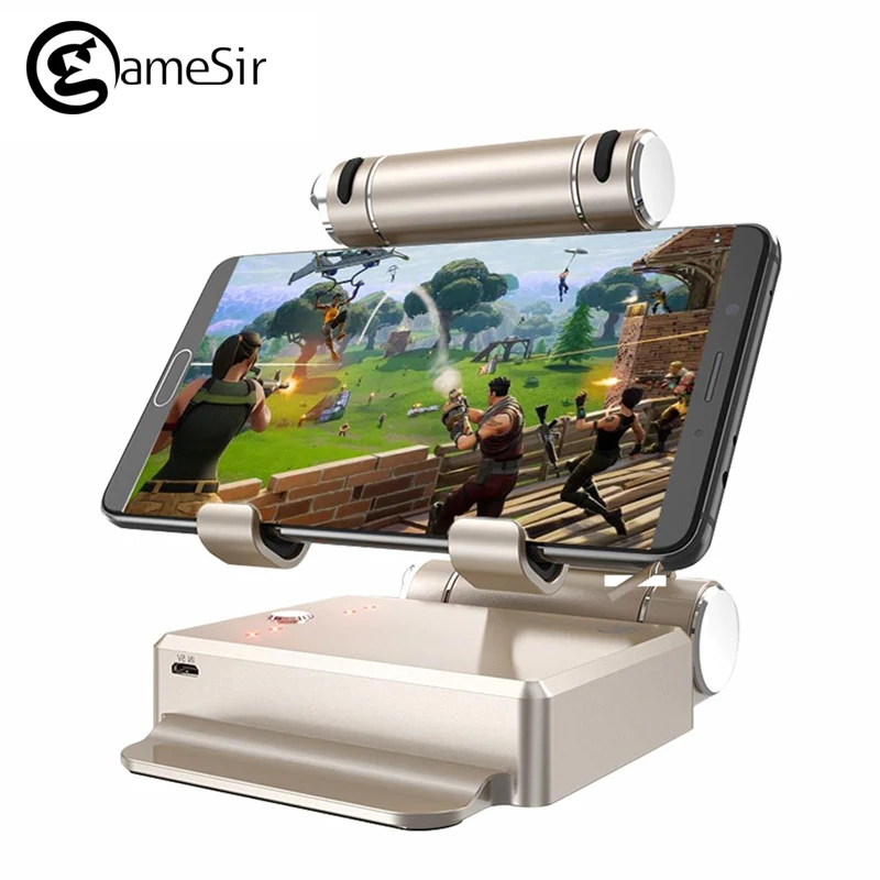 

Original GameSir X1 BattleDock Converter Gamepad Use with Keyboard and Mouse Stand Docking with Holder for PUBG/FPS Games Golden