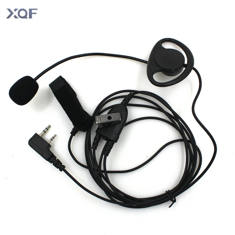 

Walkie Talkie Earpiece PTT D Type Earhook With Mic for Baofeng UV-5R UV-82 BF-888S Kenwood TK-3207 TK-3107 TK-2207 TK-378G