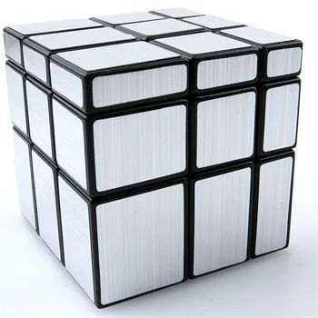 

VARY 3x3x3 57mm Wire Drawing Style Cast Coated Magic Cube Challenge Gifts Puzzle Mirror Cubes Educational Toy Special Toys