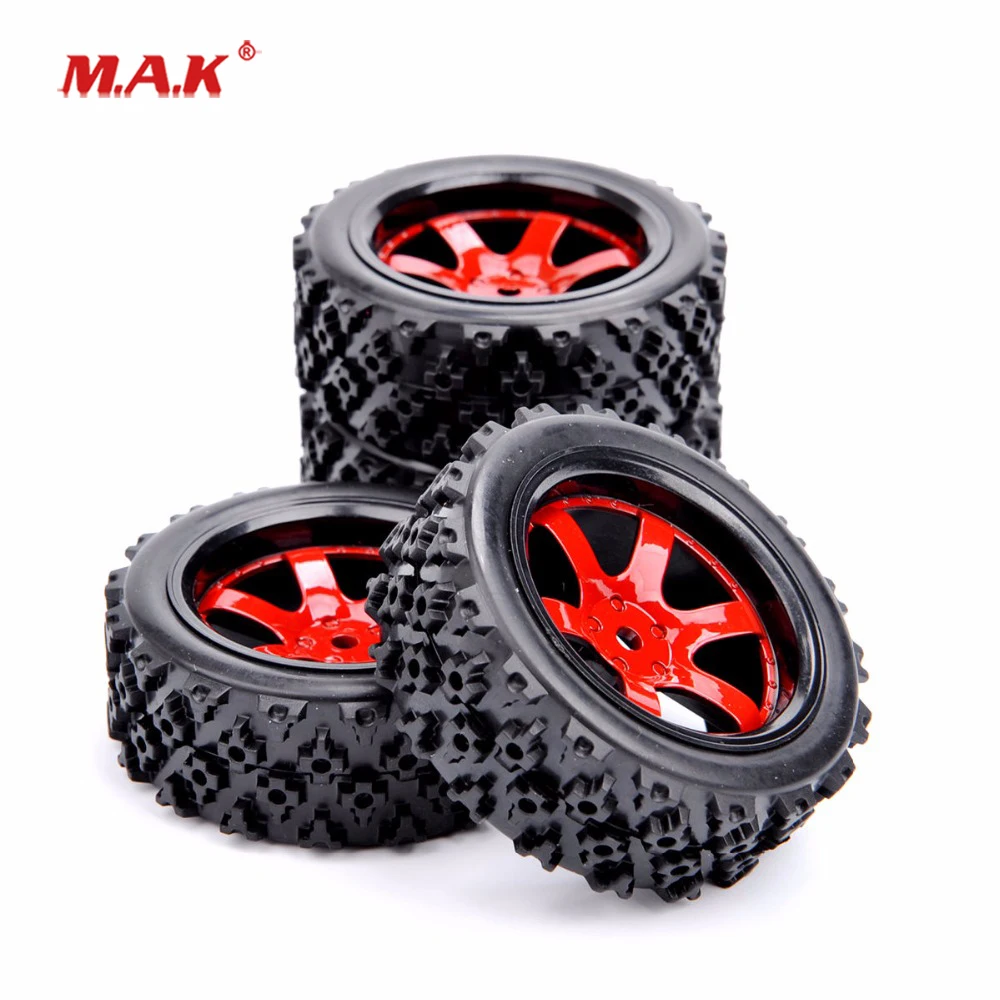 4 шт. резиновые раллийные шины и обода колеса с 6 мм смещение fit HSP HPI RC 1/10 масштабная