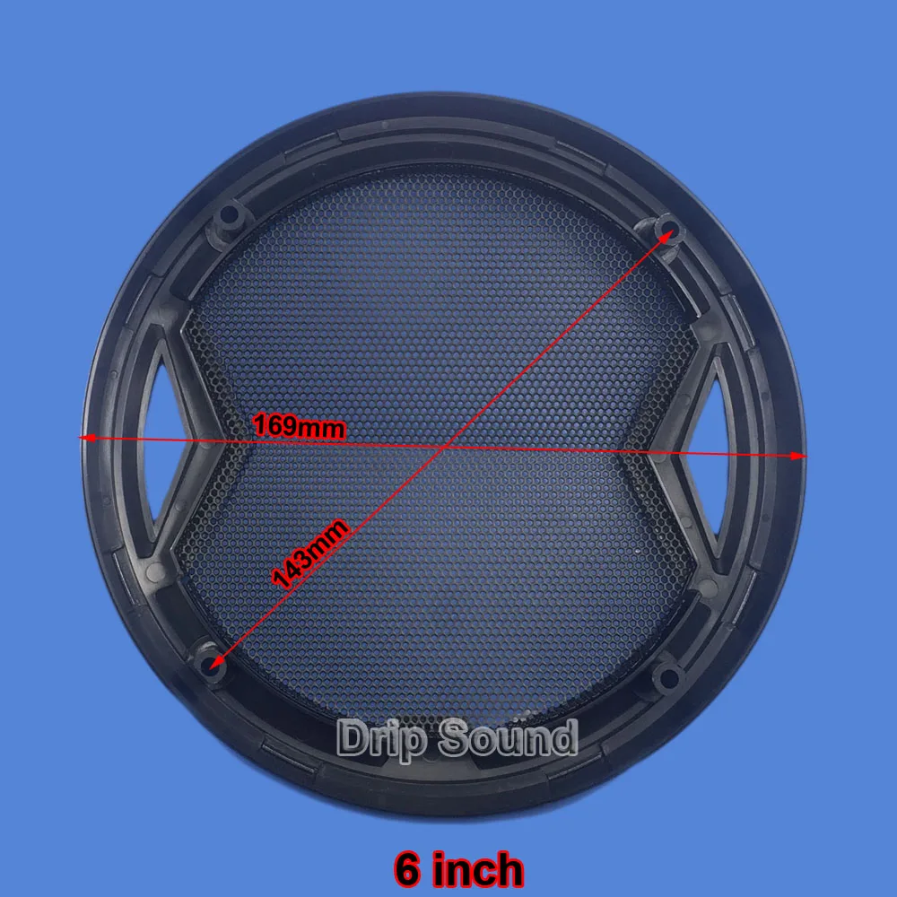 Для " /6"/6," /6" x " дюймовых динамиков конверсионная сетчатая Крышка для автомобильного аудио декоративная круглая металлическая сетчатая решетка