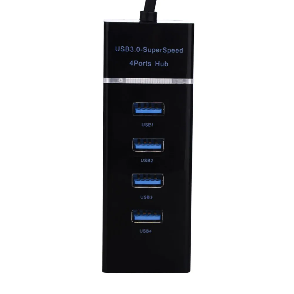 4 порта USB 3,0 концентратор с зарядкой и переключателем питания несколько USB разветвитель Porta панель USB3.0 USB3 USB-HUB Hab USB адаптер