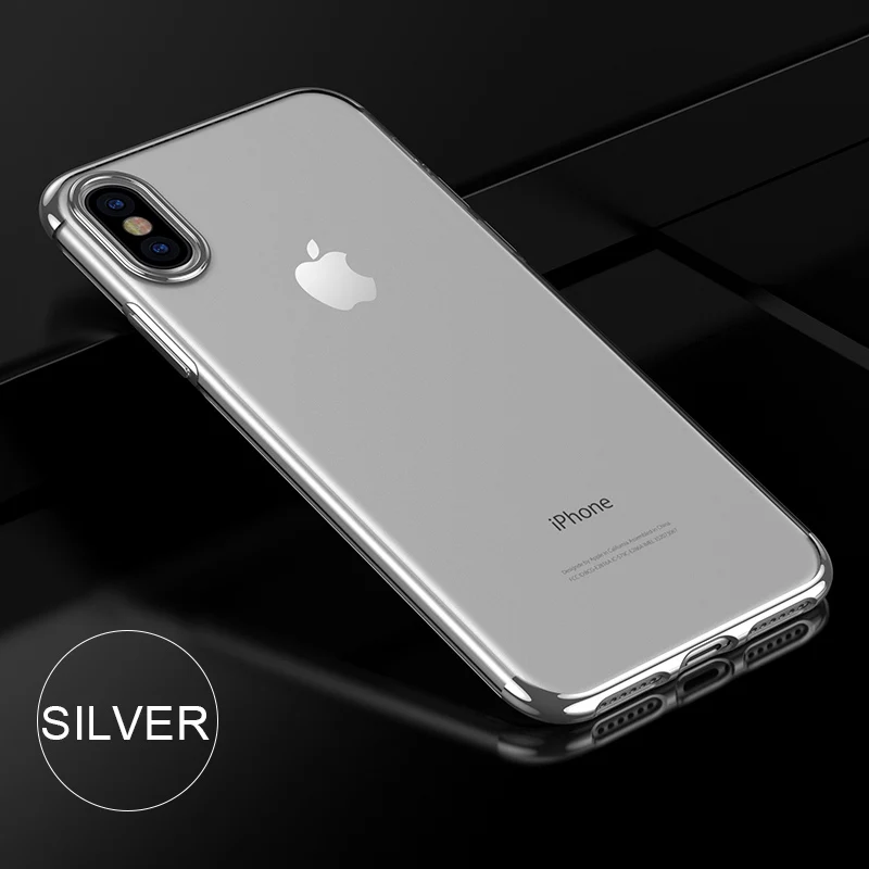 Tomkas Ultra Thin Soft TPU Case For iPhone X 8 7 Plus Case Clear Silicone Transparent Full Cover For iPhone 6 S 6S Plus Cases (36)