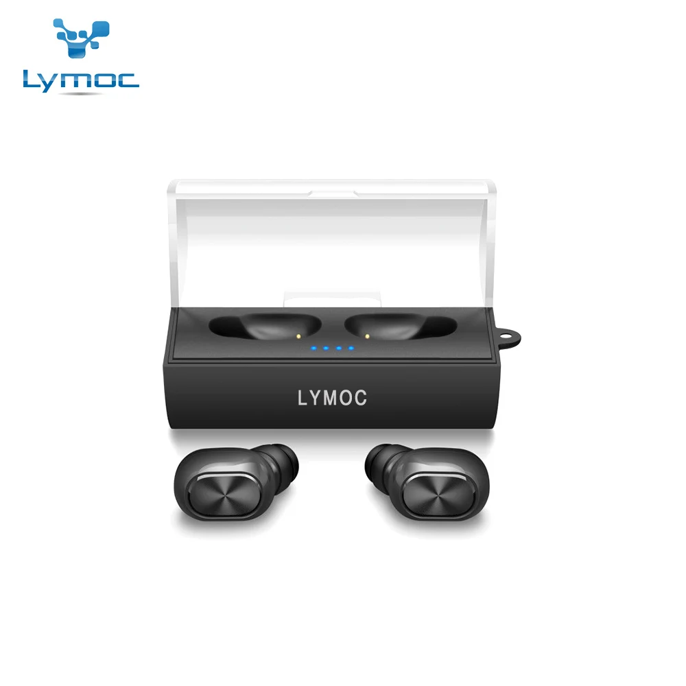 

LYMOC Q1s 5.0 Bluetooth Earphones TWS Wireless Earbuds Stereo 3D Headsets Sports IPX5 Waterproof Dual HD Mic For iPhone Samsung