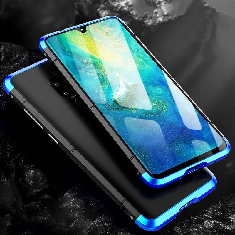 

Luxury Original Brand BOBYT Aluminum Metal Frame + PC Hard Armor Anti-knock Back Cover Cases For Huawei Mate 20 Pro