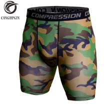 Мужские шорты для бега, камуфляжные шорты-бермуды, мужские Компрессионные шорты, шорты для фитнеса, бодибилдинга, короткие леггинсы, спортивная одежда для спортзала