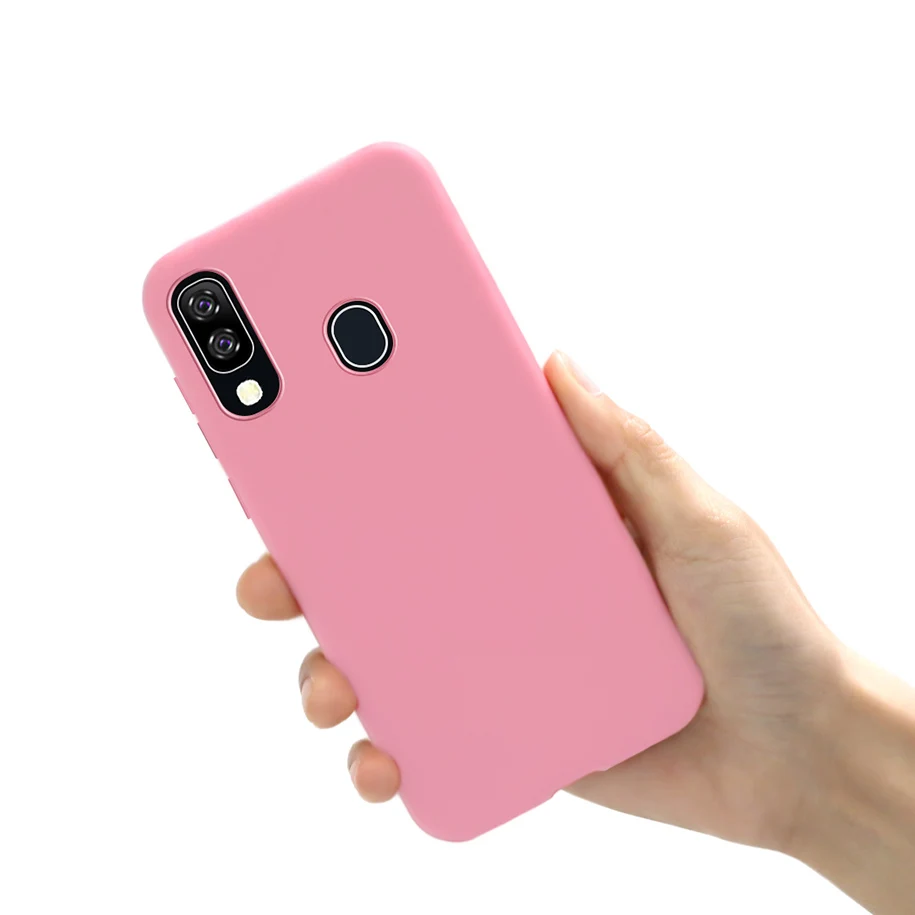 

For Fundas Samsung Galaxy A40 Case Slim Soft TPU Candy Color Silicone Cover For Samsung A40 A 40s 2019 A405F SM-A405F Phone Case