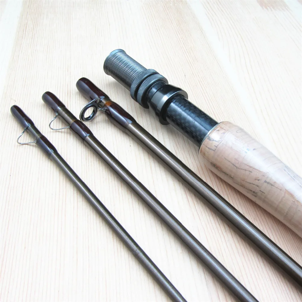 Buy 10FT 3/4 Carbon Fly Fishing Rod Pole 4 Pieces