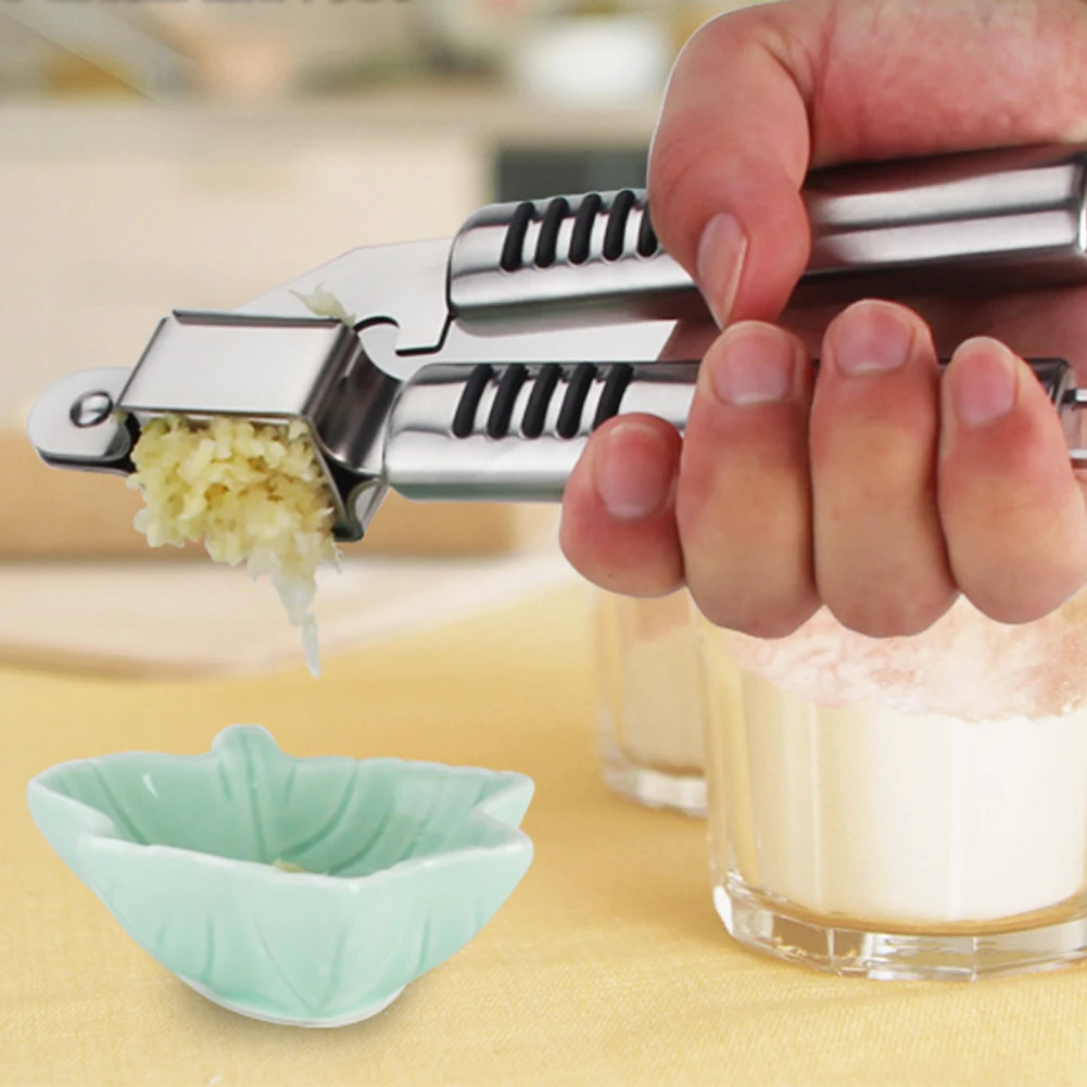 Kitchen Squeeze Garlic Presses Multifunction Ginger Garlic Press
