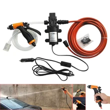 1 комплект Портативный 100 Вт 160PSI высокого давления Авто Электрическая Мойка набор мойка насос Комплект DC 12 В высокое качество 10166
