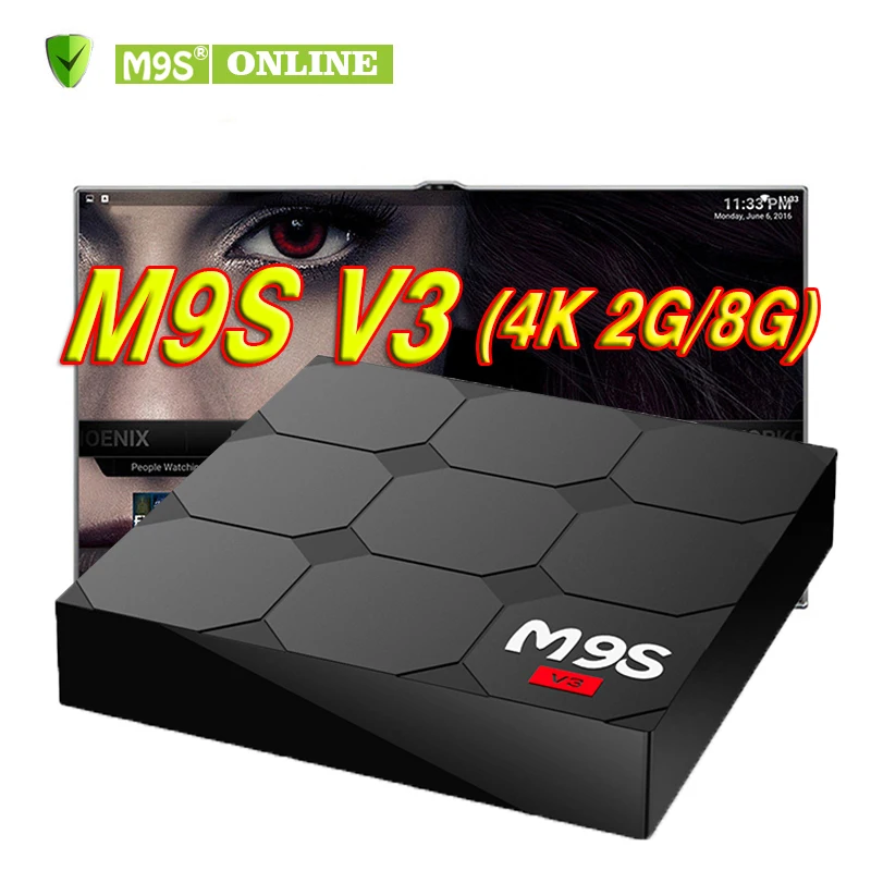 Приставка Смарт ТВ M9S V3 Android 6 0 2 + 8 Гб HDMI Wi Fi|ТВ-приставки и медиаплееры| |