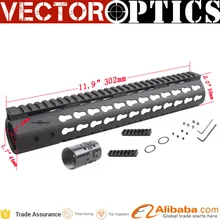 10 шт. Вектор Оптика Сверхтонкий высокий профиль 12 дюймов AR10 308 dpms Пикатинни свободном AR KeyMod цевье
