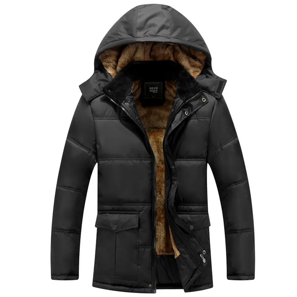 

Men's Autumn And Winter Jacket New Style Thickening Warm Cotton Padded Men Clothes 2019 Coat Men Parka Chaqueta Invierno Hombre