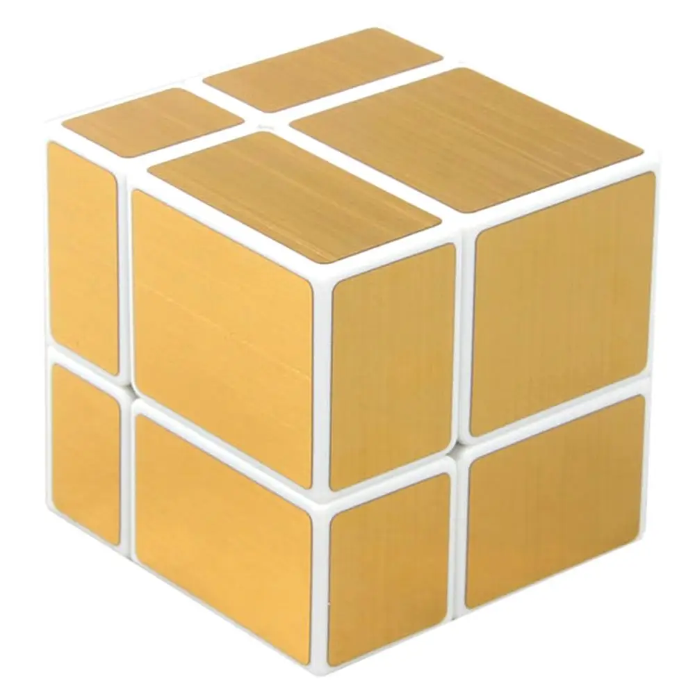 Новинка 2019 Shengshou 2X2 зеркальные блоки магический куб (Серебристая проволока)