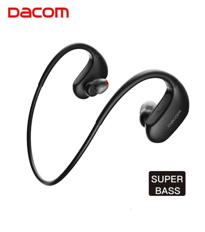 

Newest DACOM L05 Bluetooth Headphone Sports Headset Bass Sound Wireless Earphones IPX7 Waterproof Running Headphones with Microp