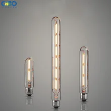 Edison LED Bulbs T10/T125/T185/T300 E27 110-240V Warm White 2700K Vintage Decoration Shop Energy Saving Light Free Shipping