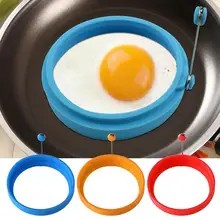 Силиконовая форма для приготовления яиц, кухонные инструменты для приготовления пищи, круглые кольца для яиц, блинная форма, кольцо с ручками, антипригарная жарка, кухонные инструменты
