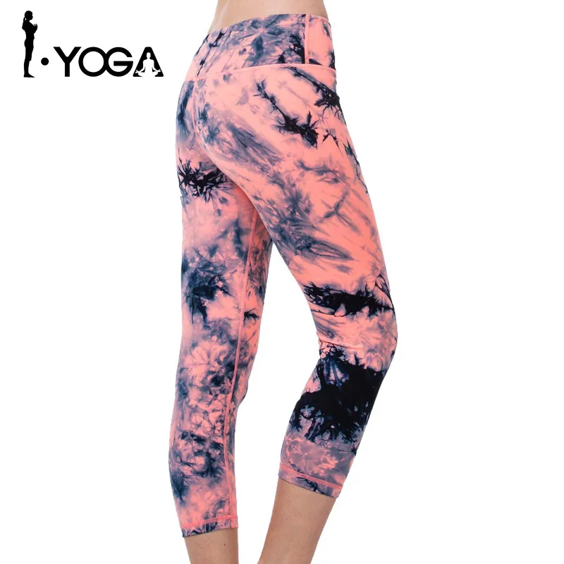 

Sport Leggings Women Mallas Mujer Deportivas Gym Yoga Tights 3/4 Capris Leggings Nylon Running Sports Leggings for Fitness