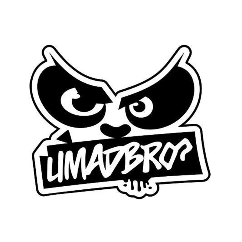 

U Mad Bro JDM Decal Sticker Car Truck Window Creativity Car Accessories Motorcycle Helmet Car Styling Car Sticker