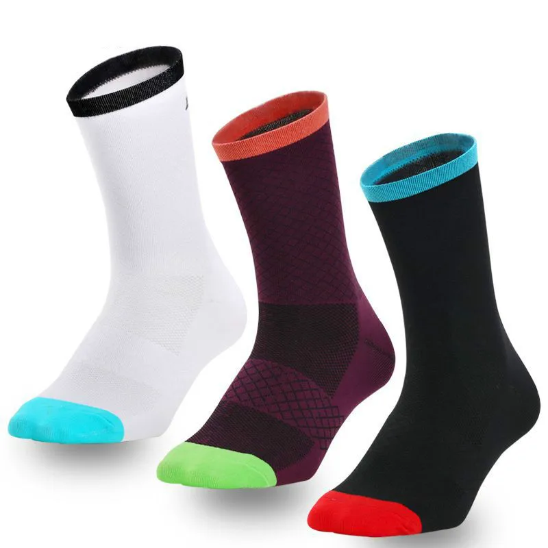 Thin bike riding socks Competition running compression in the tube wear-resistant deodorant sweat-absorbent thin DH-10 | Спорт и
