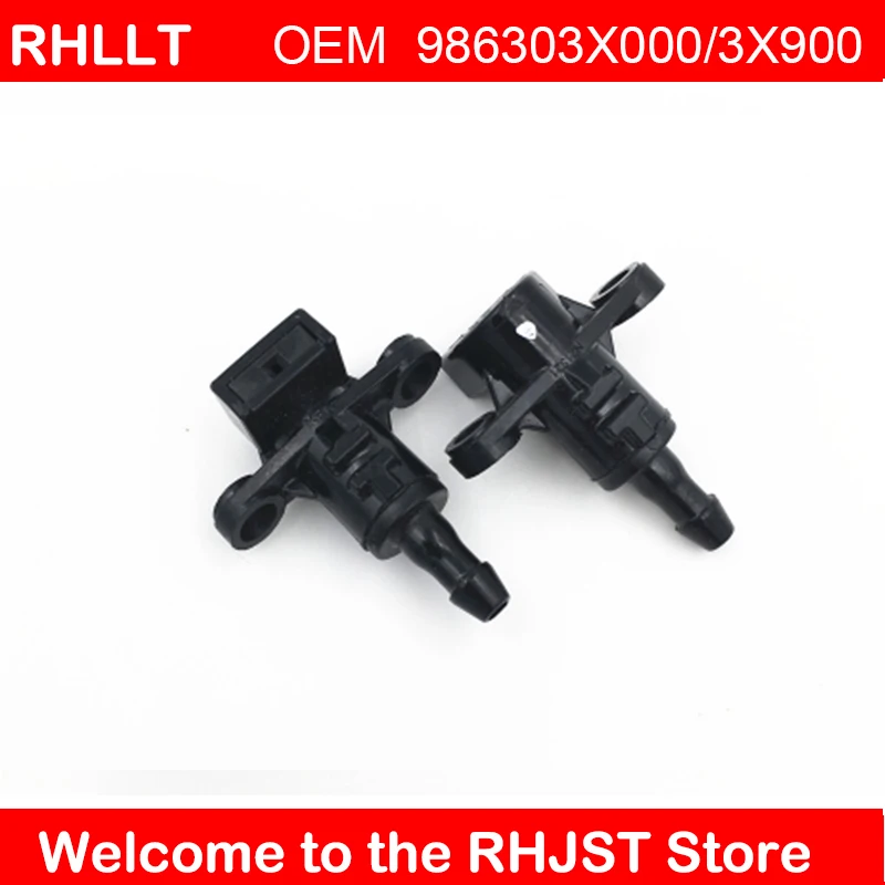 2 шт сопло омывателя ветрового стекла LH+ RH для hyundai Elantra Avante MD 2011- OEM 986303X000 986303X900