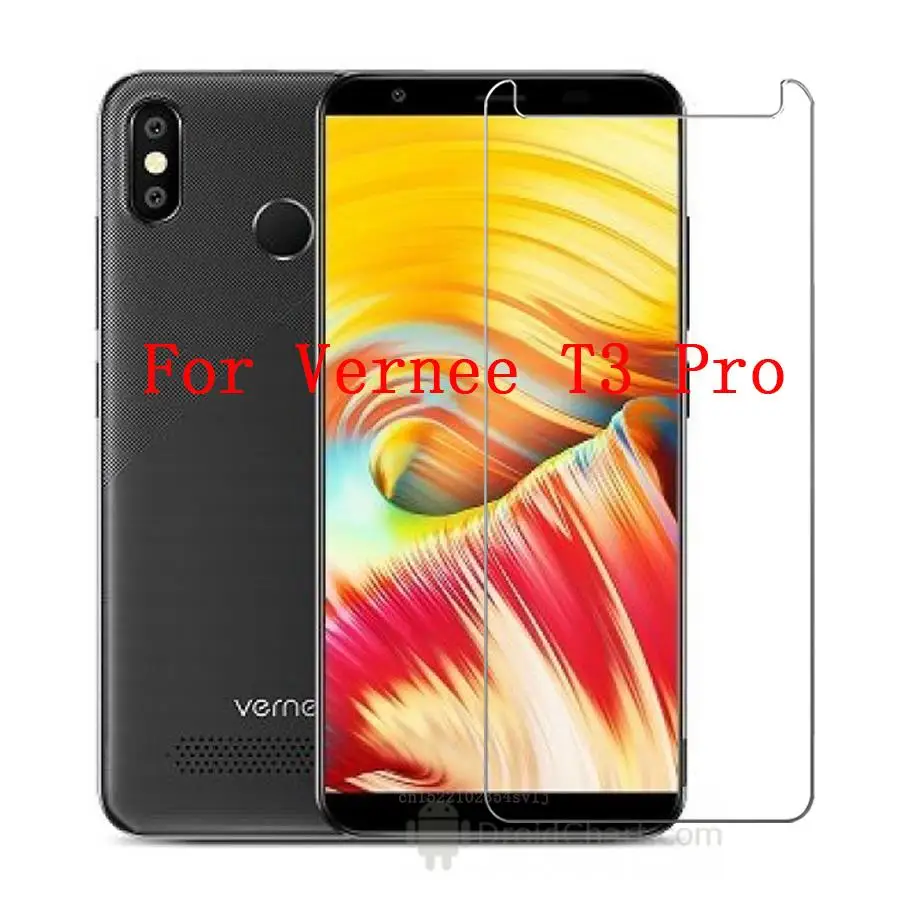 Smartphone 9H Tempered Glass for Vernee T3 Pro T3PRO Protective Film Screen Protector cover phone