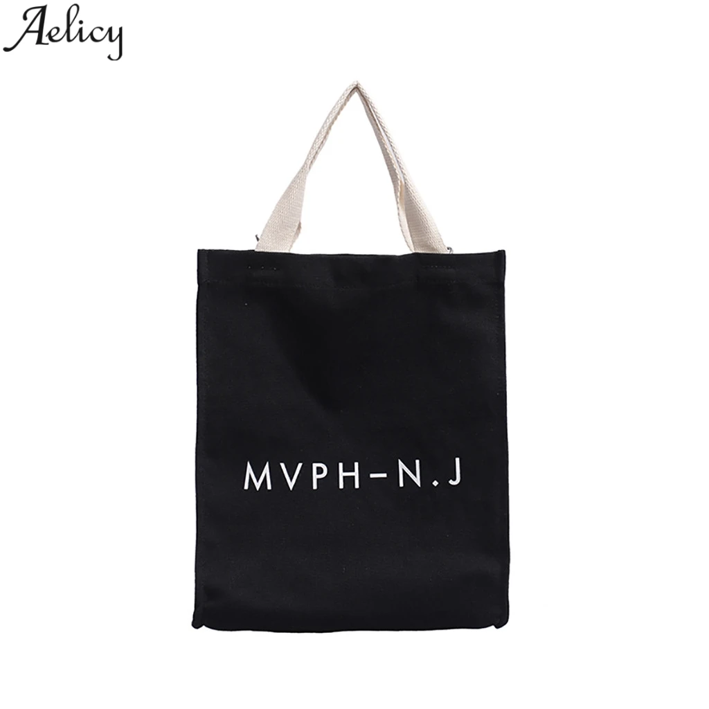 

Aelicy Messenger Bags Student Letter Print Small Square Canvas Bag Ladies Casual Pure Color Hand Take Bag Stylish Crossbody Bag