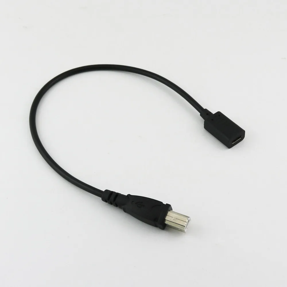 5x USB 3 1 Type C мама к 2 0 B папа штекер принтера сканер данных соединитель Адаптер
