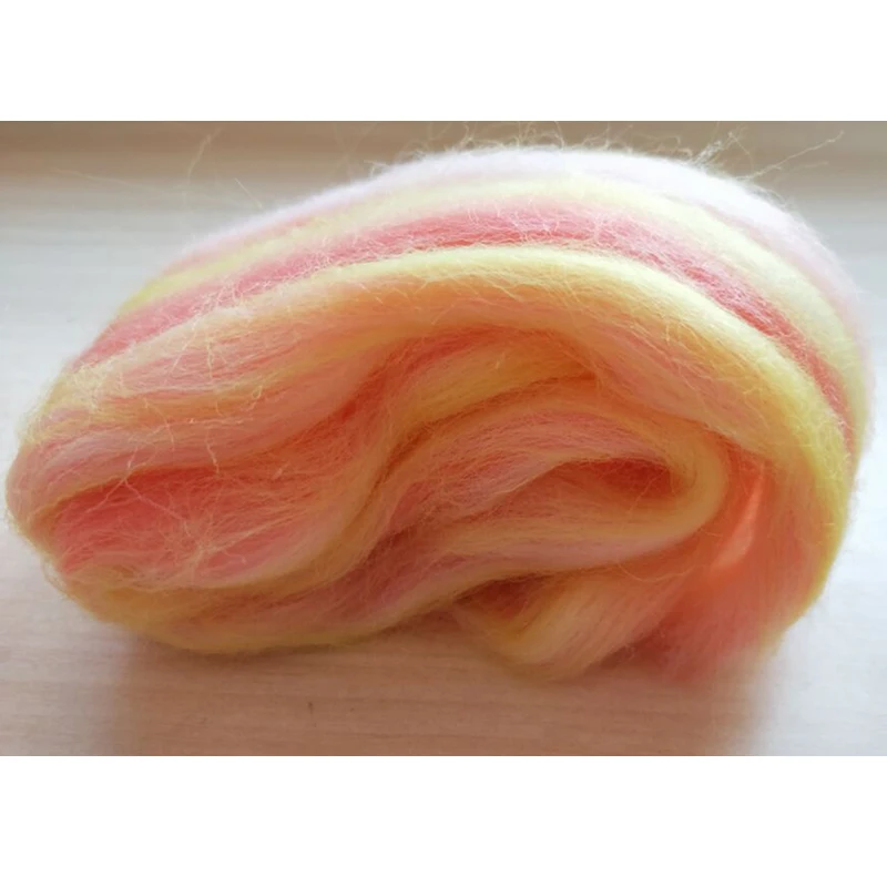 wfpfbec wool felting mix colour fiber 50g |