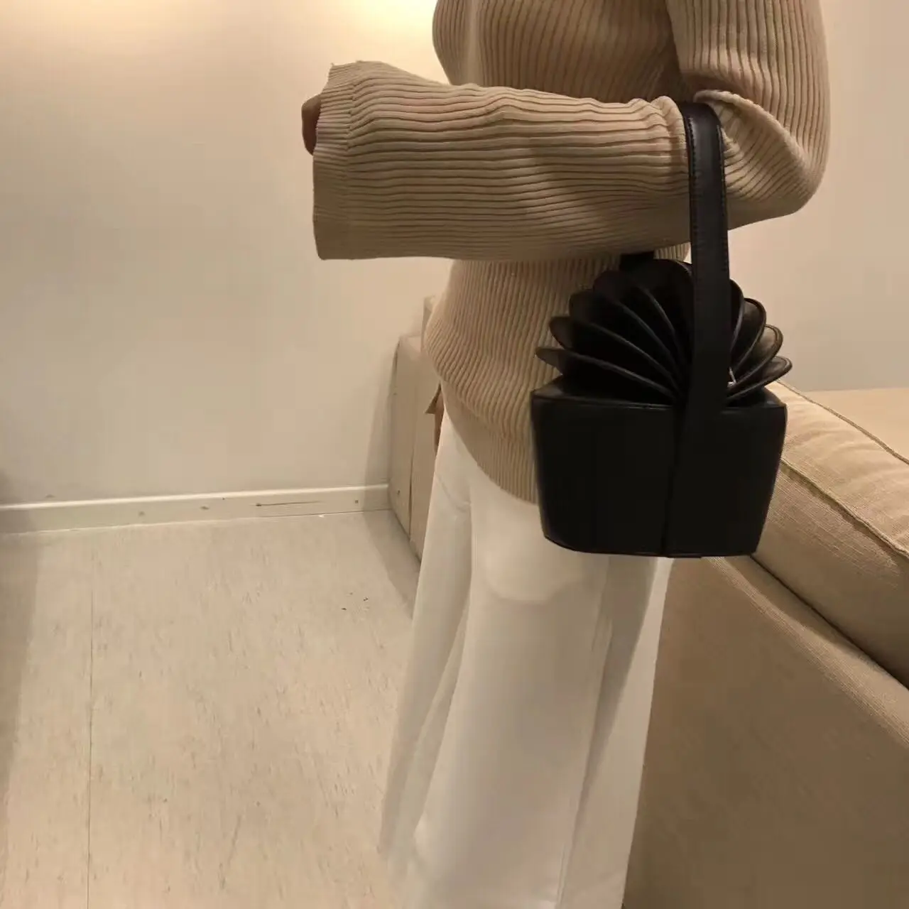 

2019 women's handbag fashion bags orgnan bag handbag am style bucket bag all-match bag