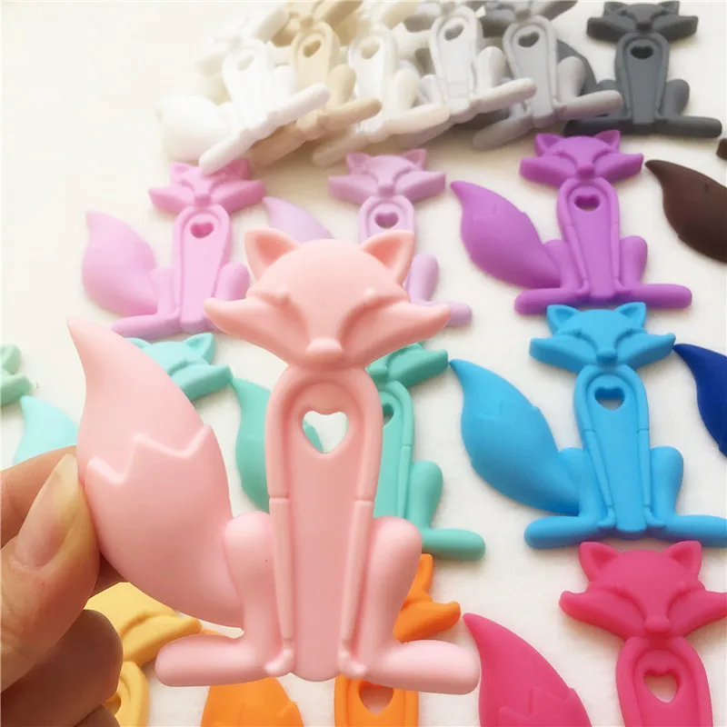 Chenkai 5 шт. силиконовая искусственная Подвеска DIY ожерелье для кормления ребенка