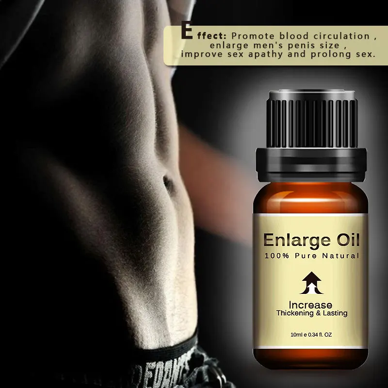 Массажное масло чистое натуральное Lncrease утолщение стойкий мужской уход за телом и обслуживание увеличение масла 10 мл