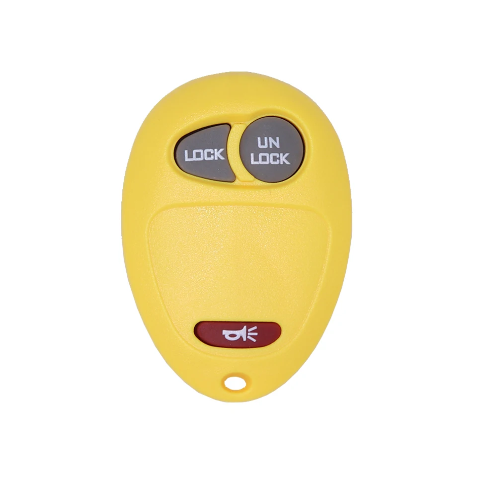 

Replacement Yellow Car Key Shell 2+1 Buttons 3 Buttons FOB Remote Case Cover For Buick Hummer H3 2009 H3T Without Key Chip