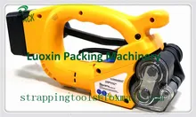 LX-PACK Brand Portable Electric Strapping Tool Battery Powered Plastic Friction Welding Hand Strapping Tools for 12-19MM strap