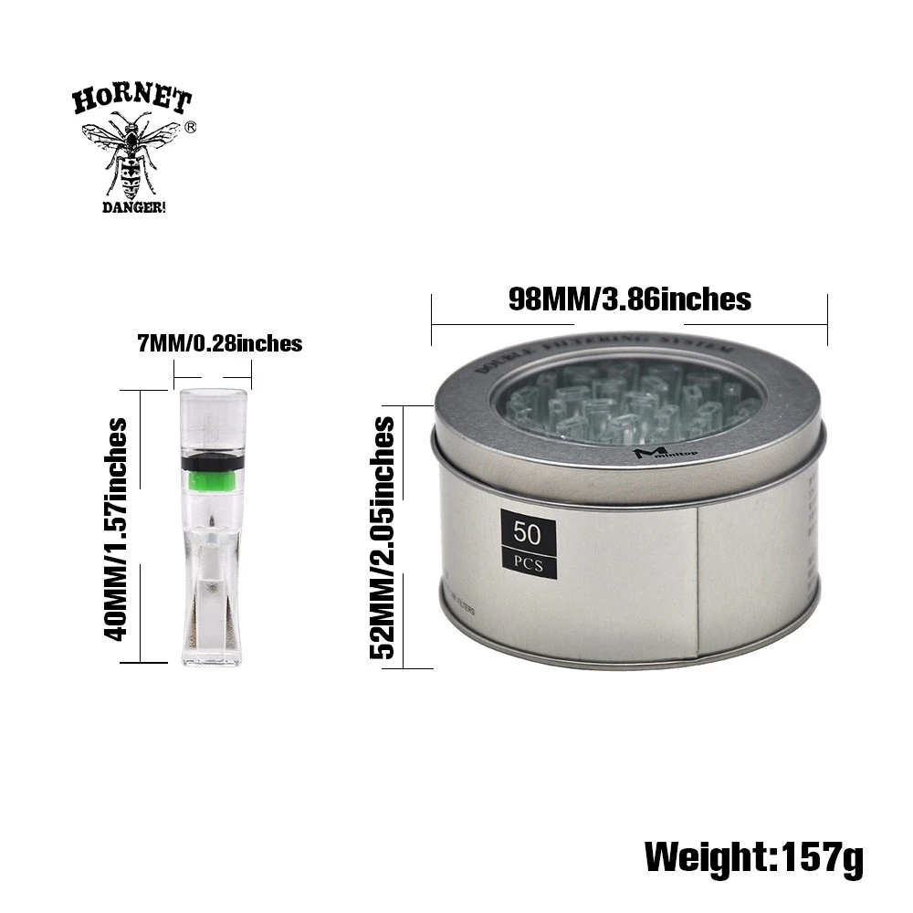 Disposable Plastic Cigarette Filters Tips for Smokers 8MM