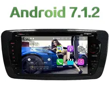 7” HD 2GB RAM Quad Core Android 7.1.2 Multimedia 4G DAB+ Car DVD Player Audio Stereo Radio GPS Navi for VW Seat Ibiza 2009-2014